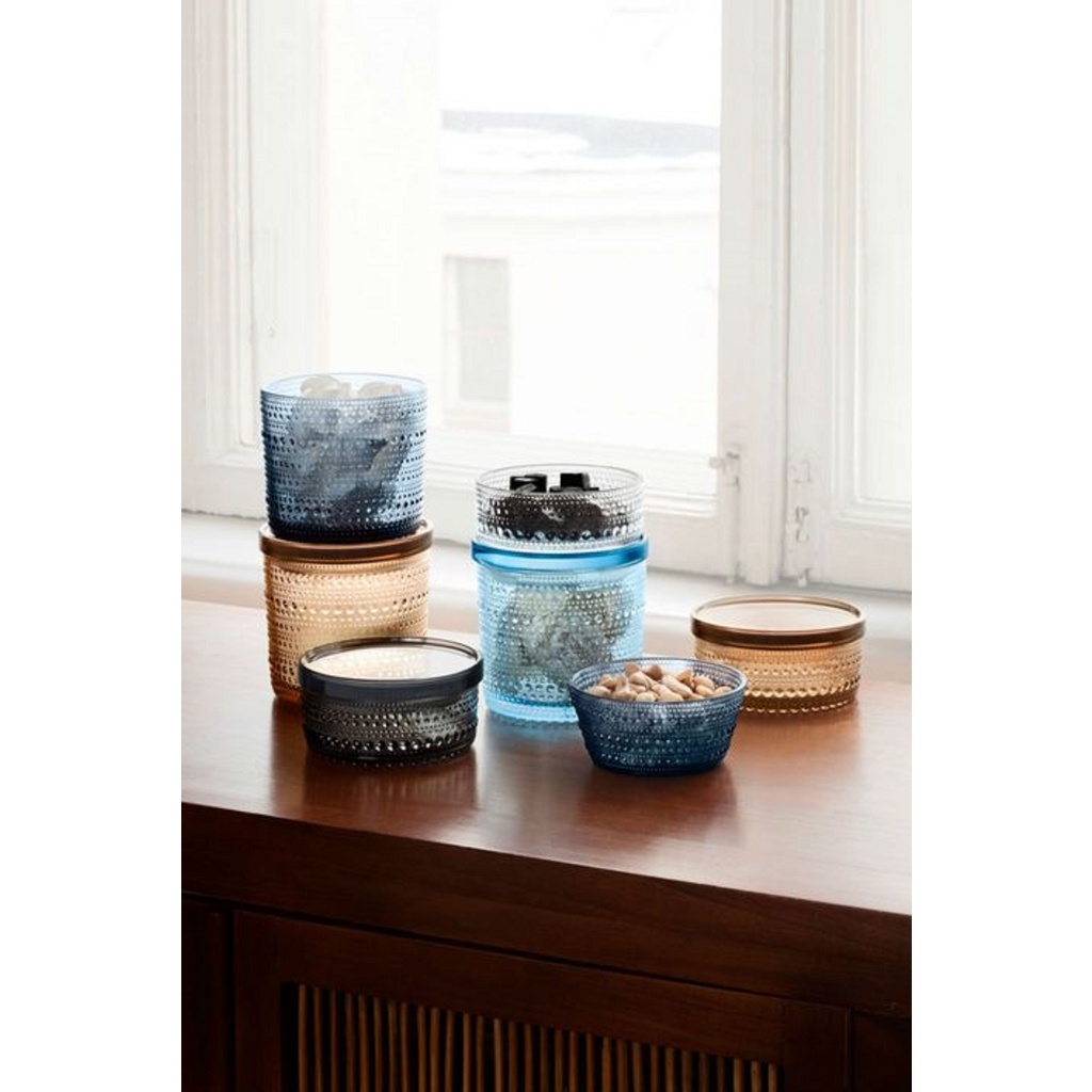 Bát thủy tinh Kastehelmi 230ml Iittala màu Xanh biển
