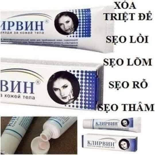 Kem KLIRVIN Chuyên Gia Làm Mờ Sẹo 25G của Nga