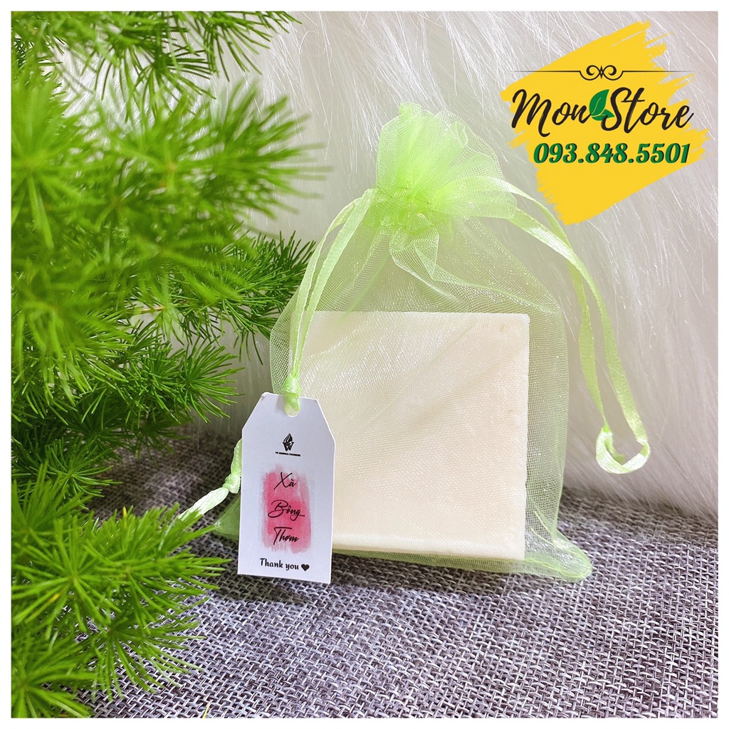 XÀ BÔNG CÁM GẠO VV Natural Cosmetic giúp sạch mịn da  - Handmade