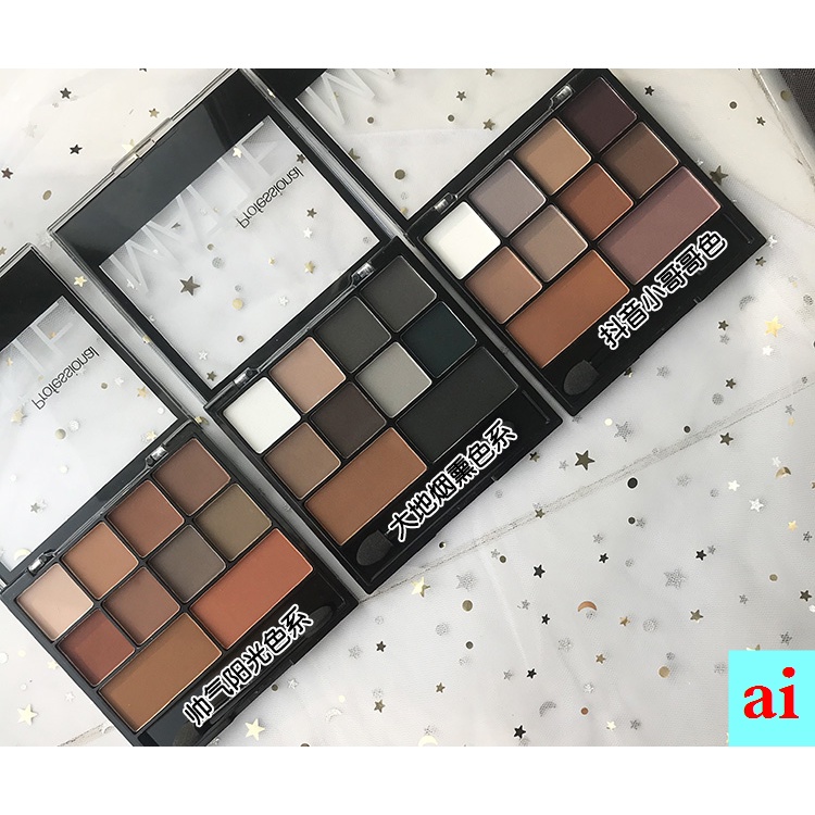 Bảng Phấn Mắt Bốn Màu Lì Tông Nâu/Cà Phê Dành Cho Nam Mới Bắt Đầu Zhu