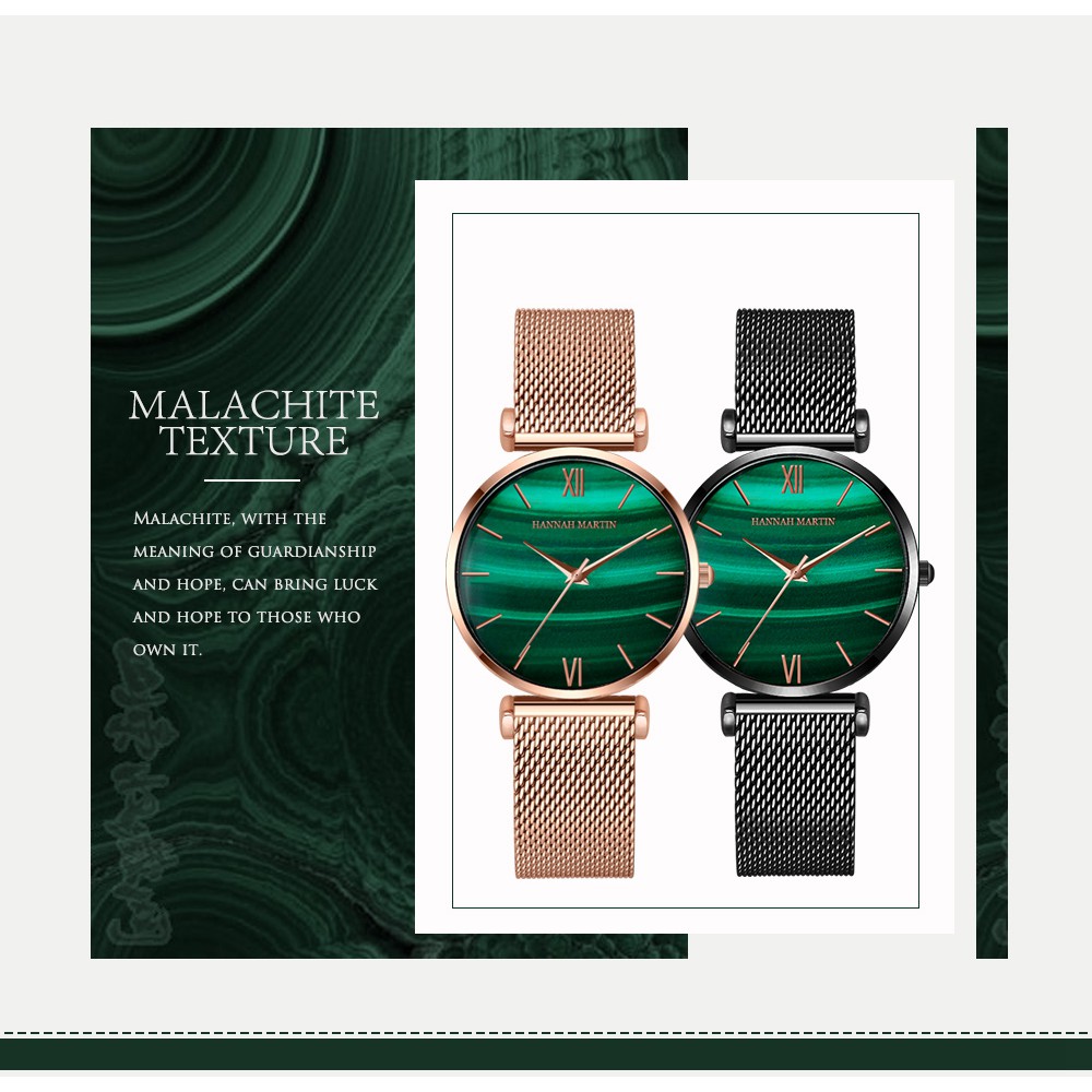 Đồng hồ nữ Hannah Martin chính hãng - Model HM-152WF - dây thép không gỉ - bảo hành 1 năm | BigBuy360 - bigbuy360.vn