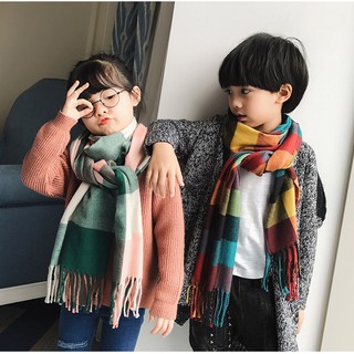 Khăn quàng cổ cho bé trai phong cách Hàn Quốc