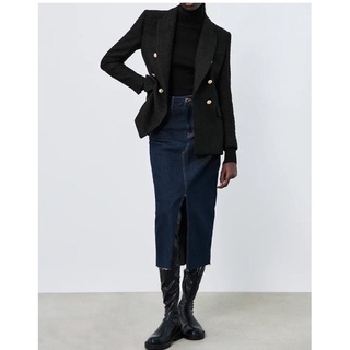 ÁO VEST DẠ TWEED ZARA AUTHENTIC TUỒN STORE
