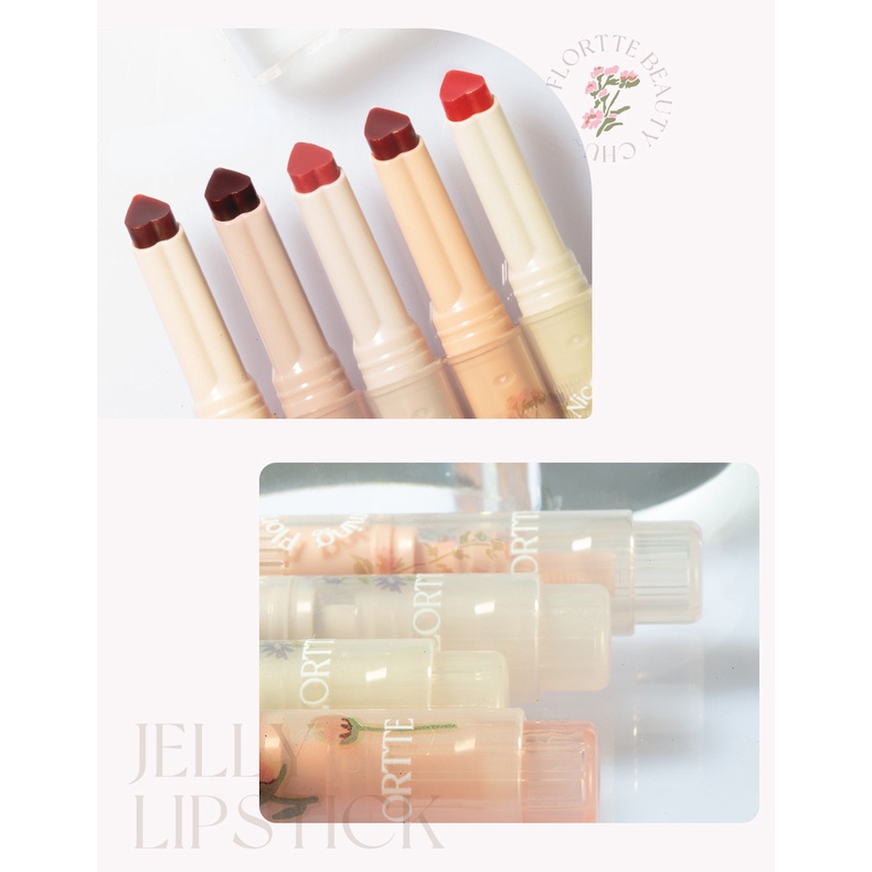 FLORTTE Son Dưỡng Môi Hiệu Ứng Gương Cao Cấp Thương Hiệu