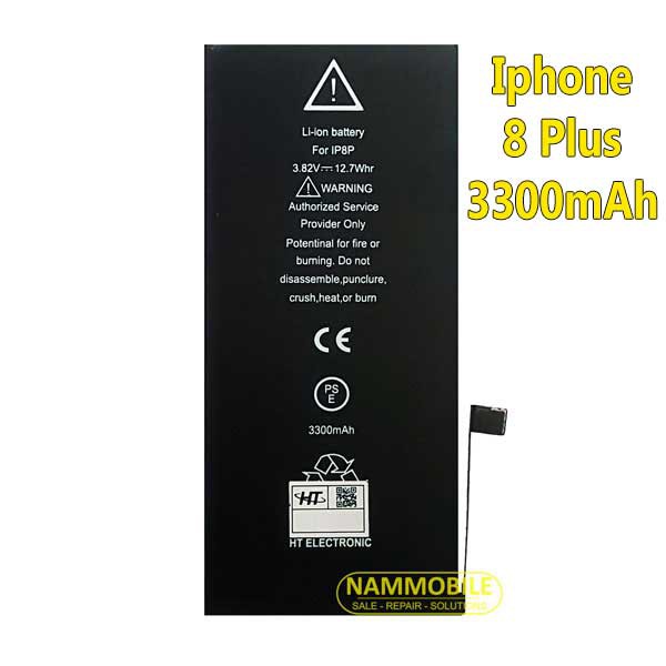 Pin IPhone 8 Plus dung lượng siêu cao HT 3300mAh Zin chính hãng