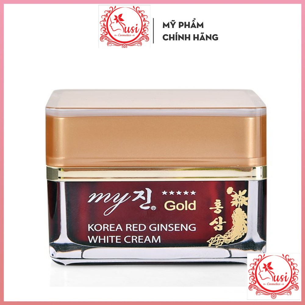 Kem Hồng Sâm My Gold Red Ginseng White Cream 50ml