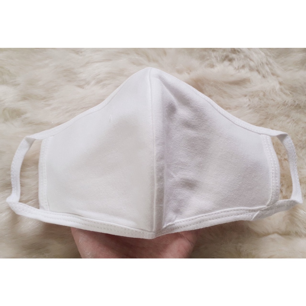 Túi 10 khẩu trang vải dệt kim kháng khuẩn, chống bụi, khẩu trang look at me hàng VN chất lượng cao