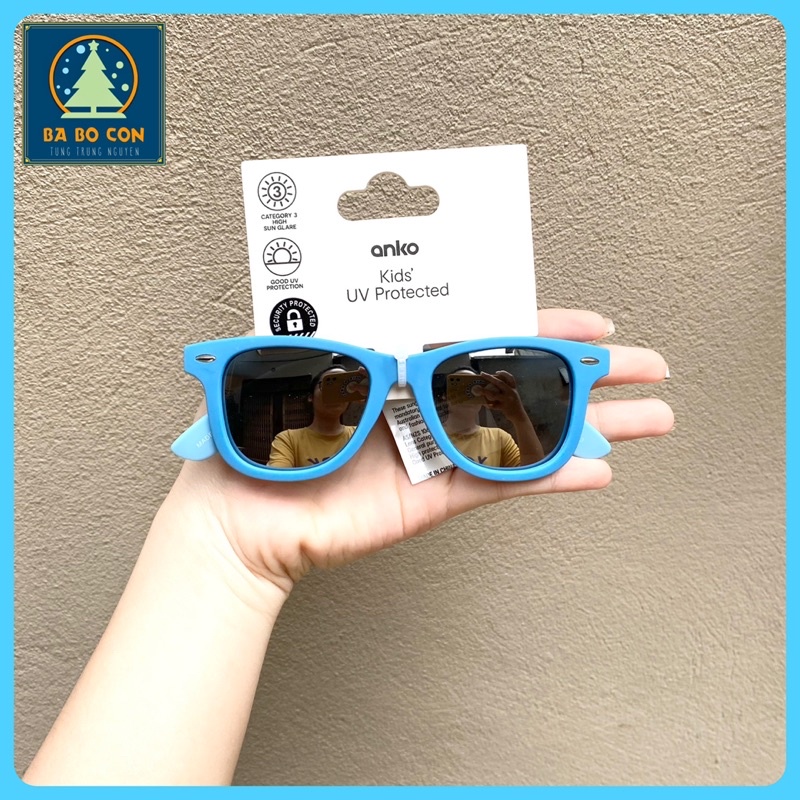 Kính trẻ em Anko Úc size cho bé từ 3-5 tuổi, kính mới full tem tag, tặng kèm hộp và khăn lau kính