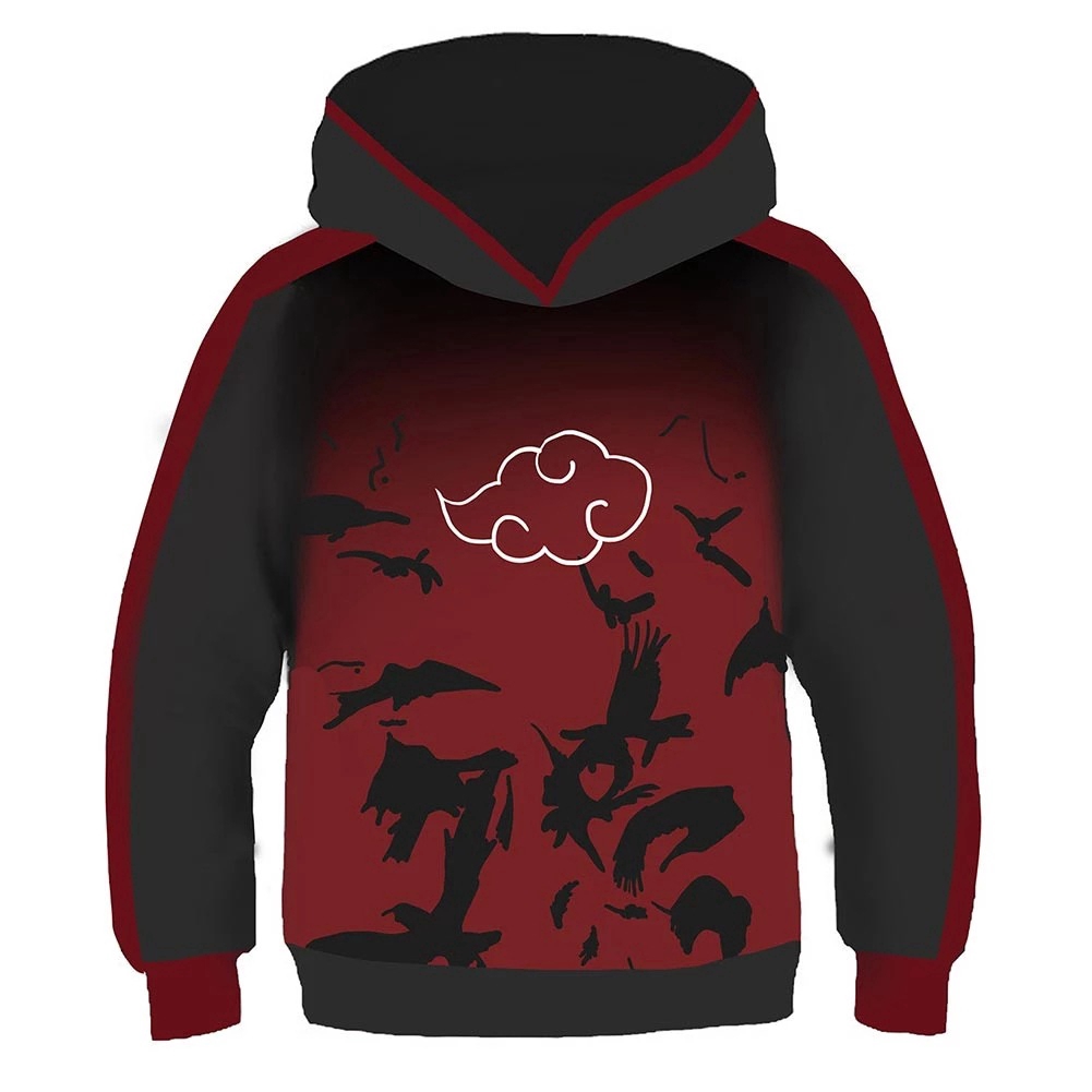 Áo khoác hoodie phong cách Naruto cho bé
