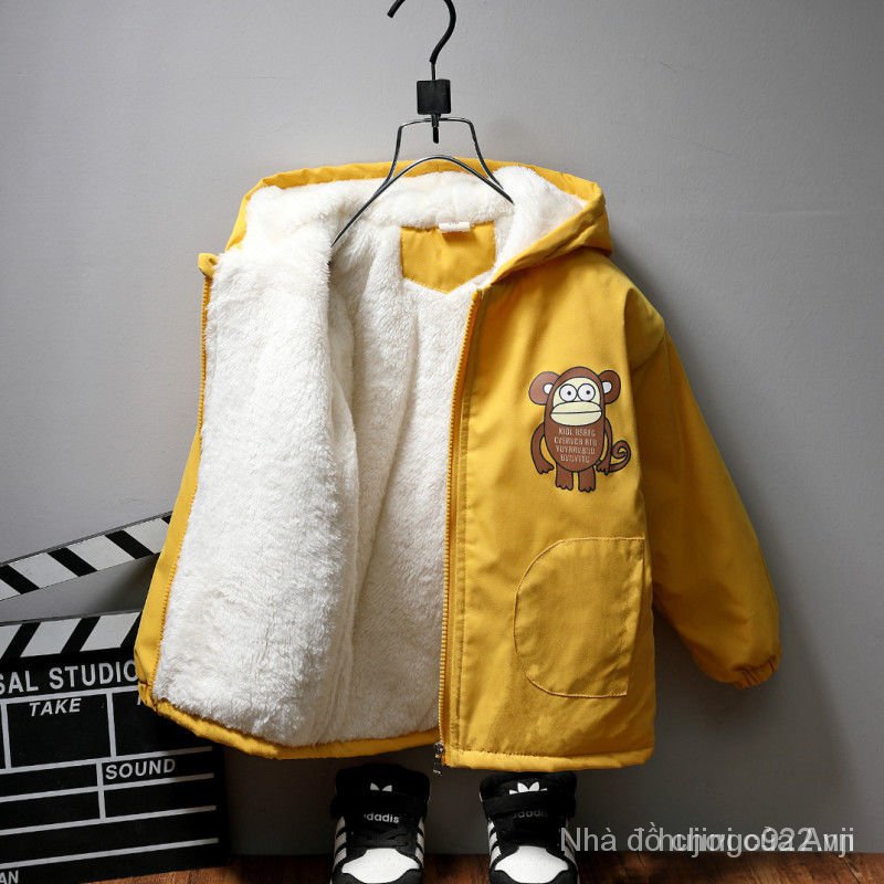 Korean Style Hooded Coat For Boys