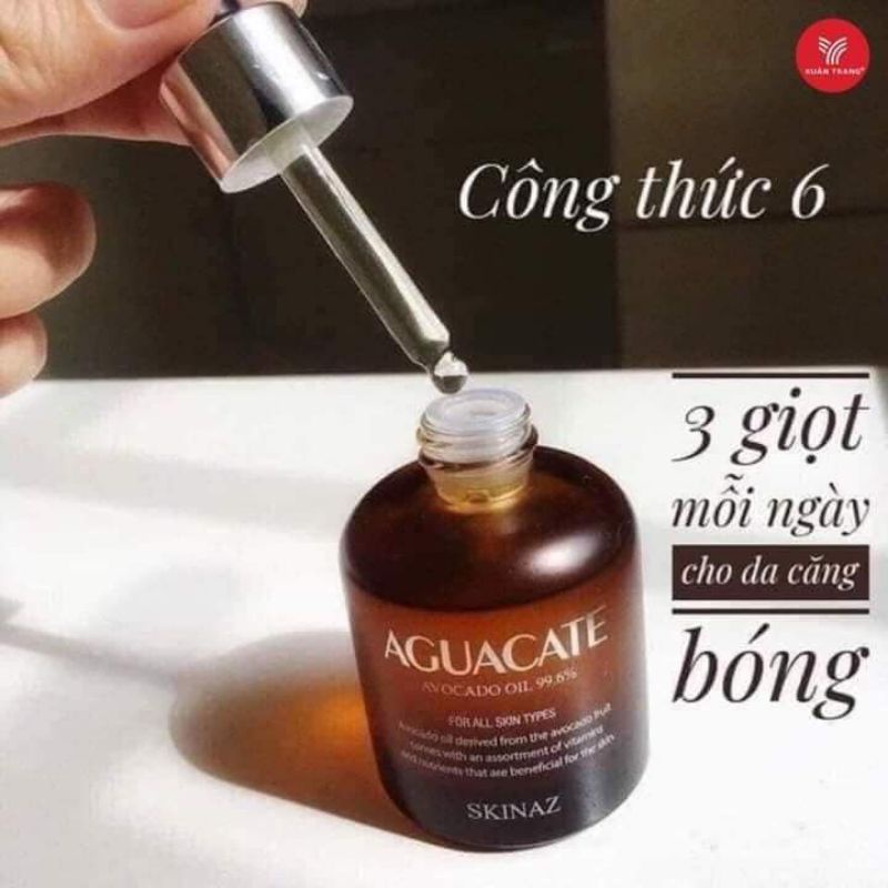 Tinh Chất Bơ Skinaz Hàn Quốc 30ml Chính Hãng Aguacate Oil 99,6% tái tạo phục hồi da