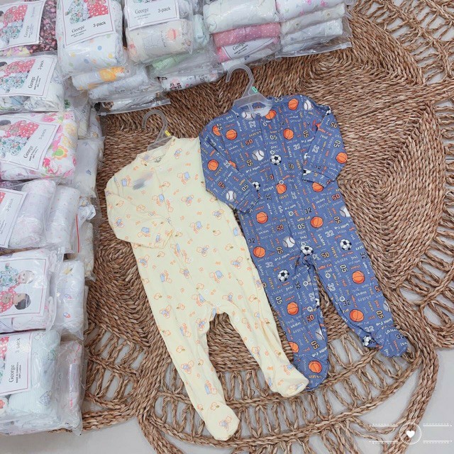 Body Sleep xuất dư cho bé, chất liệu cotton mềm mát, sleepsuit, bodysuit cho bé