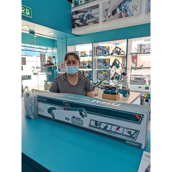 TOTAL Máy cắt cỏ dùng pin Lithium-Ion 20V TGTLI20018 / TGTLI20301