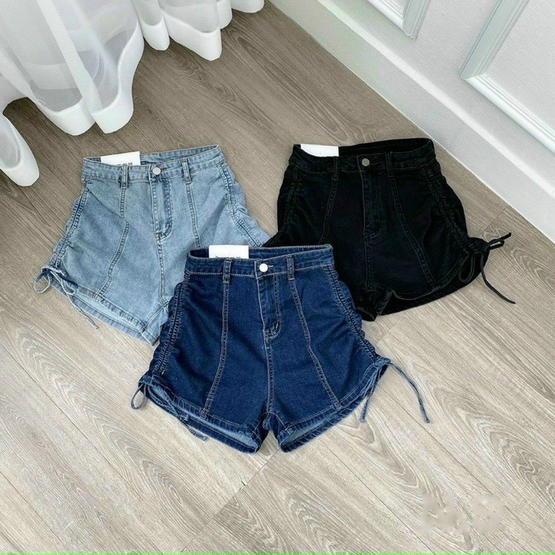 Quần short jean rút dây QCCC