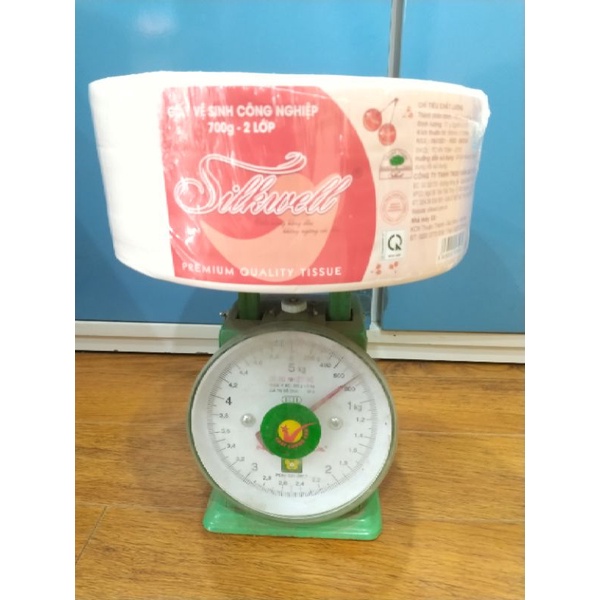 Giấy vệ sinh công nghiệp cuộn lớn SILKWELL 700g & 800g cao cấp, xuất VAT 8% cho KH có nhu cầu