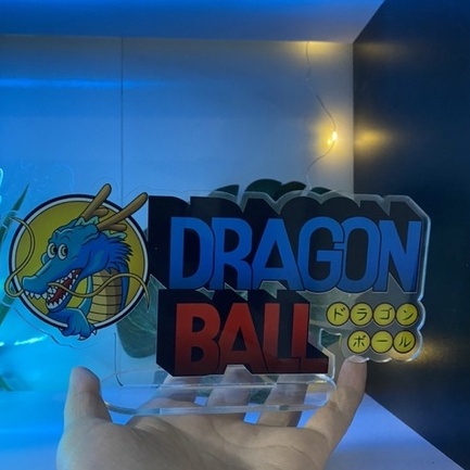 mô hình logo DRAGONBALL 2d, standee logo 7 viên ngọc rông, trang trí sưu tập, trưng bày, quà tặng sinh nhật, kỷ niệm