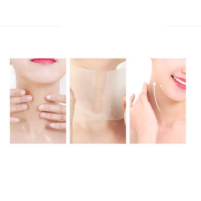 VENZEN Mặt nạ cổ xóa nếp nhăn vùng cổ, vết chân chim, nâng cơ và săn chắc, làm trắng da cổ