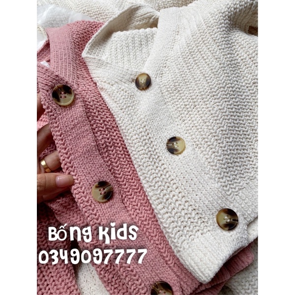 Áo Cardigan Len Bé gái Phủ Nhung HaM(cắt tag)