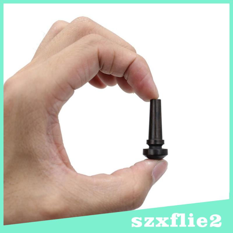 Hot sale！ Ebony 3/4 4/4 Violin Tail Nail Fasten Tailpiece Pin for Violinist 32x19x6mm