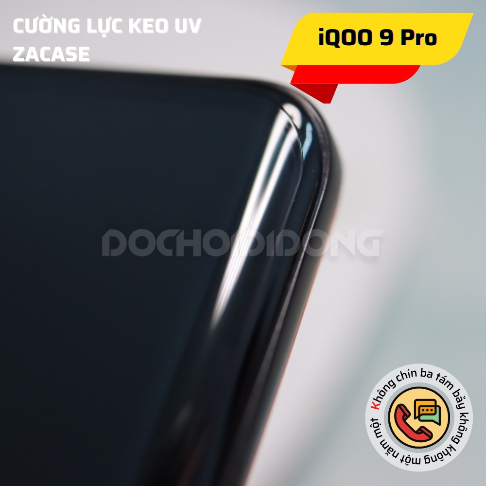 Miếng dán cường lực Vivo IQOO 9 PRO Zacase keo UV cao cấp