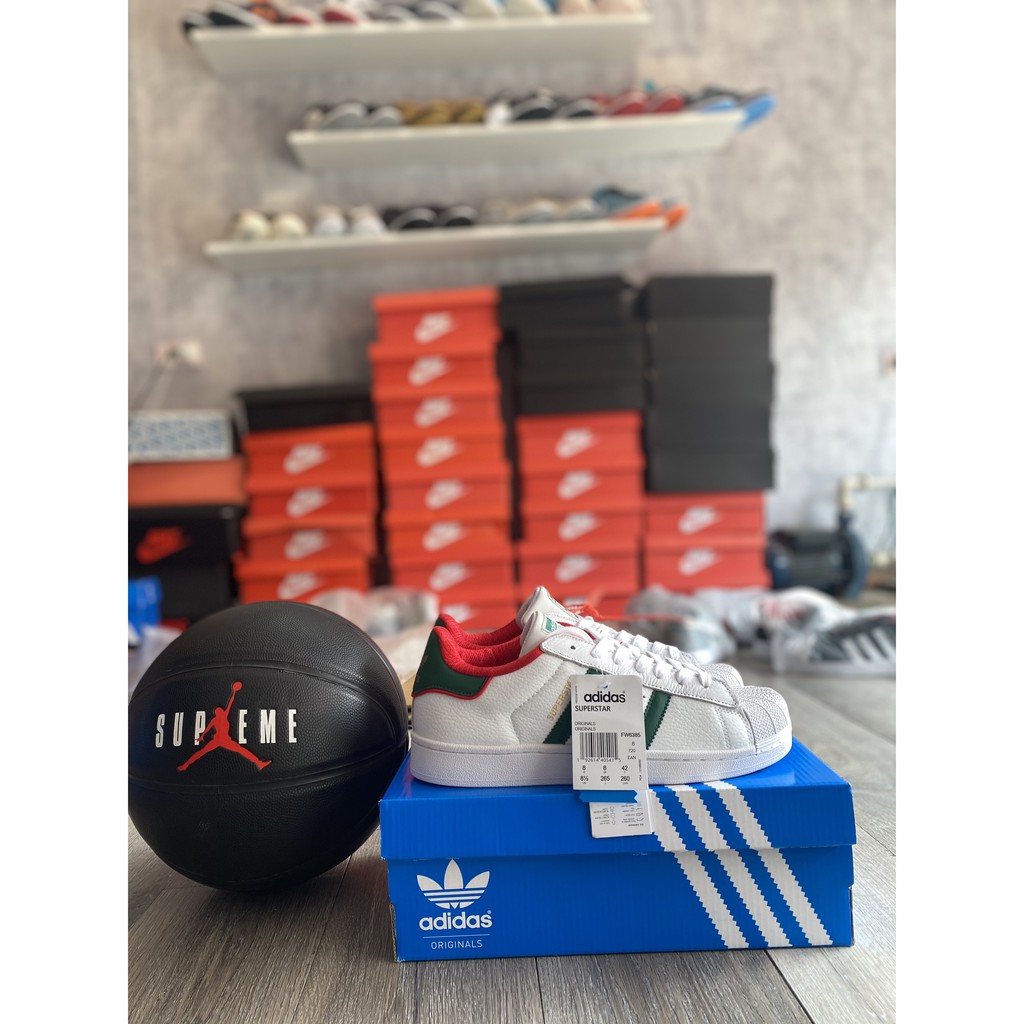[T-Asneaker] Giày thể thao superstar sọc xanh