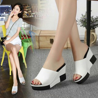 (Order) Dép Đế Xuồng Nữ 7cm Mẫu 2019