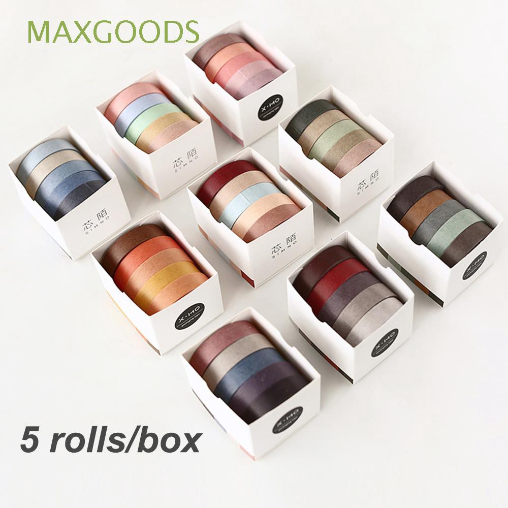 Set 5 cuộn băng keo dán trang trí 10mmx5m