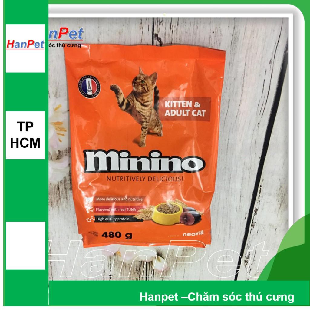 Minino - KEOS Thức ăn hạt phẩm chất Pháp Quốc cho mèo mọi lứa tuổi - hanpet 233