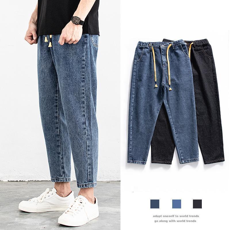 Quần Jeans Nam Ống Đứng Phong Cách Hàn Quốc Thời Trang Mùa Thu