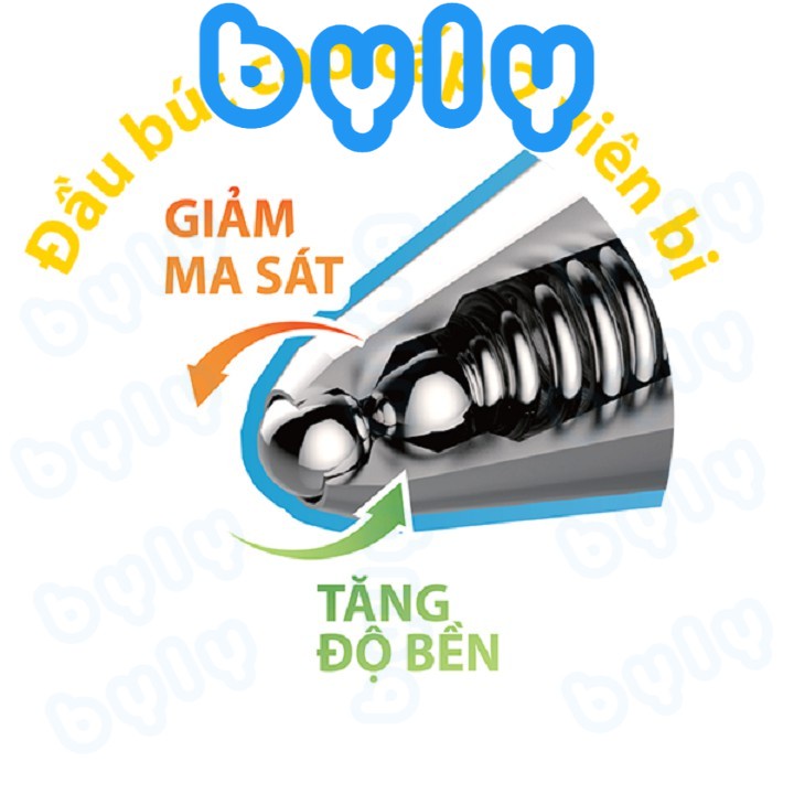 [Ship hỏa tốc] Bút Gel ngòi CAO CẤP 2 VIÊN BI 0.5mm 𝑻𝒉𝒊𝒆̂𝒏 𝑳𝒐𝒏𝒈 Điểm 10 TP-GEL03 - ByLy Store