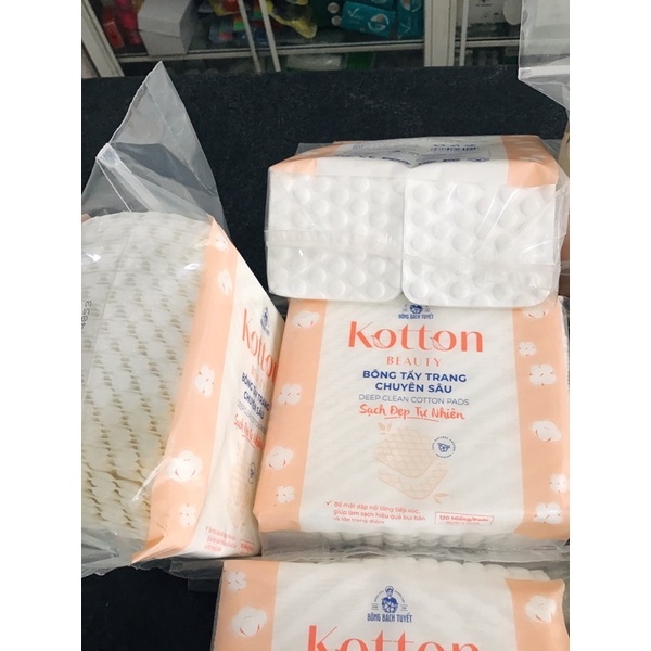 Bông Tẩy Trang Cotton Bề Mặt Mịn Kotton Beauty