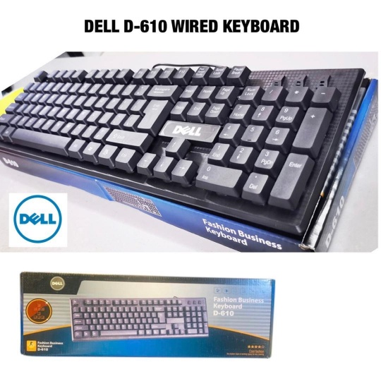 Bàn phím có dây Dell D610 phú hợp văn phòng, chơi game
