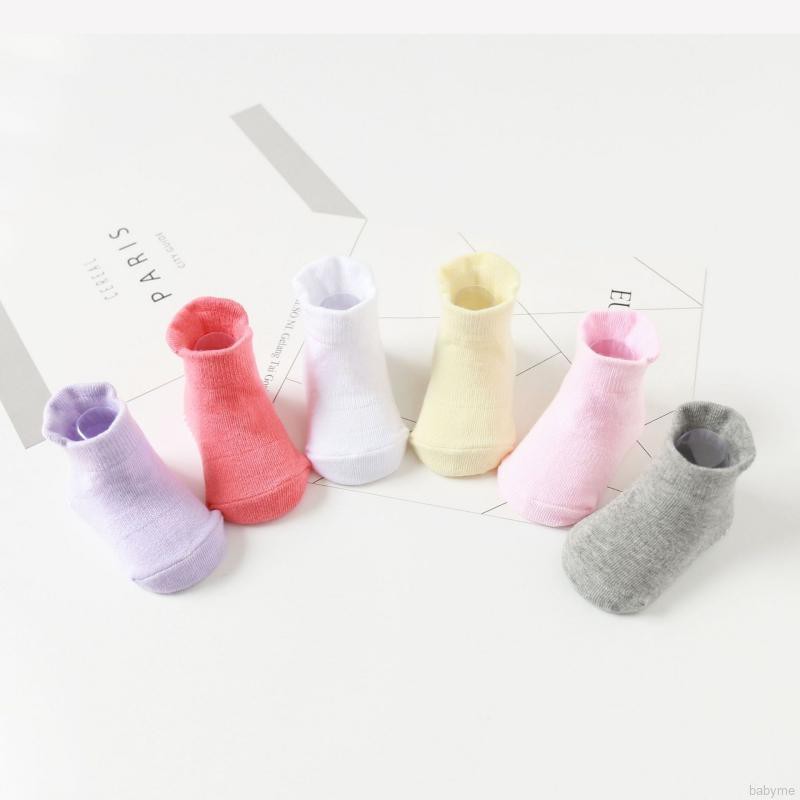 Set 6 Đôi Vớ Cotton Chống Trượt Xinh Xắn Dành Cho Bé