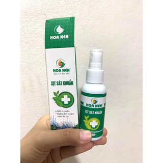 Xịt sát khuẩn Hoa nén 50ml.