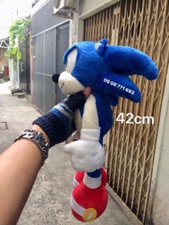 Thú bông nhím siêu tốc Sonic 42cm