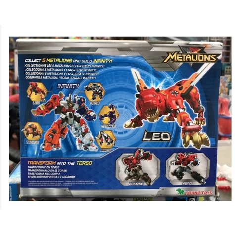 Đồ chơi Robot Biến Hình METALIONS Chính Hãng Young Toys - LEO 880198140286
