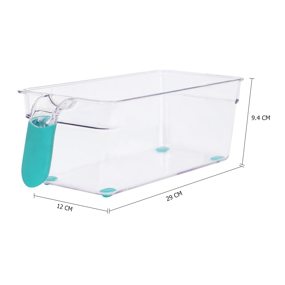 HomeBase KECH Hộp bảo quản tủ lạnh có tay cầm W29xD12xH9.4cm