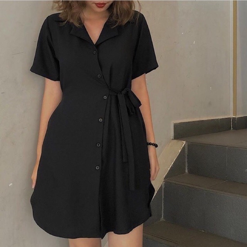 Đầm đen Hebe Dress