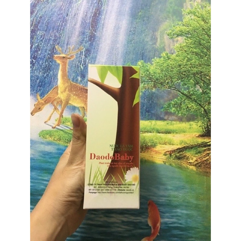 Nước tắm thảo dược cho bé chai 300ml đậm đặc