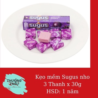 3 chiếc kẹo mềm vị trái cây Sugus 30g