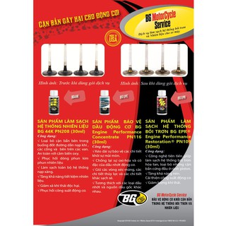 Combo 3 Lon Xúc Rửa Động Cơ BG 30ML