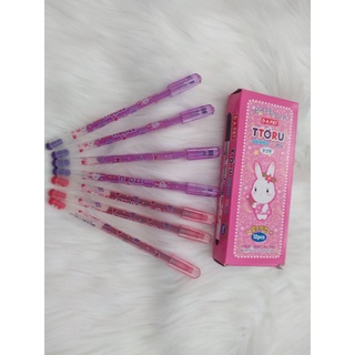 Bút mực gel tím ttoru