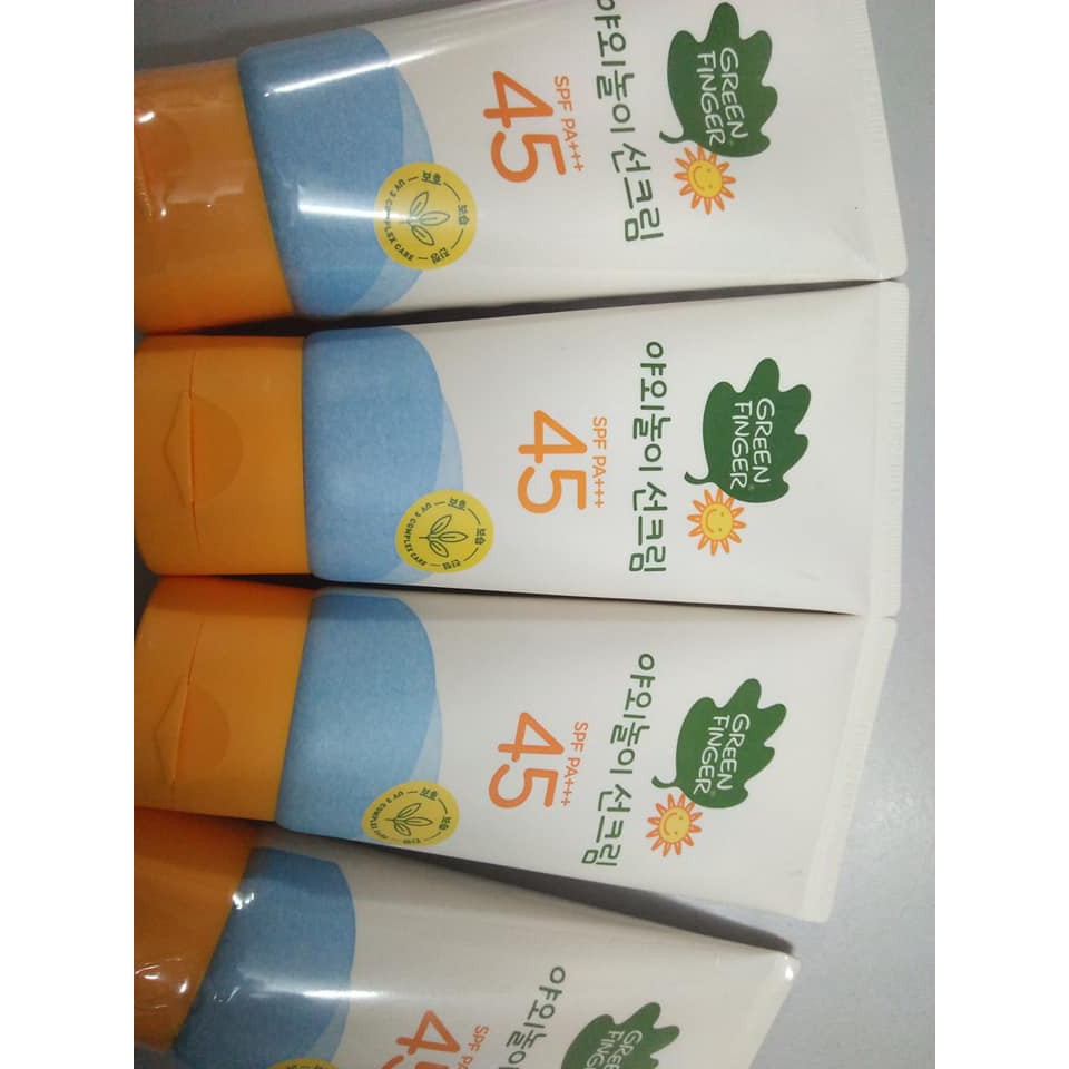 KEM CHỐNG NẮNG DÀNH RIÊNG CHO BÉ Green Finger spf 45 PA +++