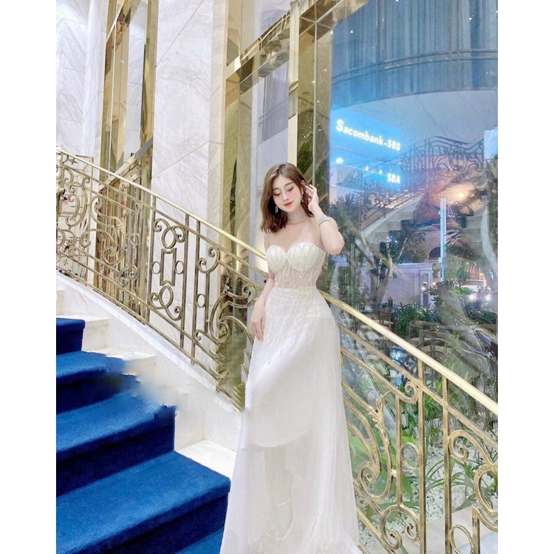 ĐẦM MAXI CÚP KẾT CHUỔI ( ảnh và video thật 1000)