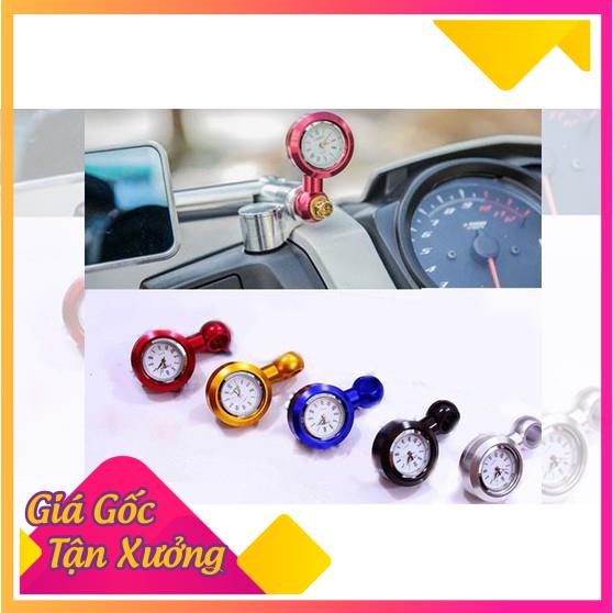 Đồng Hồ Thời Gian Gắn Kính Hậu Xe Máy/ Môto ⚡FREESHIP⚡ TP'S
