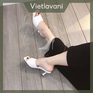 Guốc nữ 6P mã BBG12 đẹp độc lạ gót nhọn cao 4 VÀ 7cm hottrend 2022