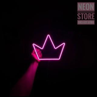 Đèn 𝐍𝐞𝐨𝐧 " Vương Miện " trang trí không gian (TẶNG NGAY mạch điều khiển tích hợp)