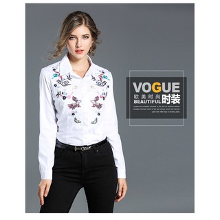 Sơ mi thêu hoa cao cấp