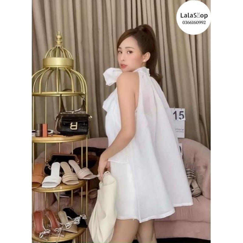 SET ÁO CỔ YẾM CỘT NƠ & QUẦN ĐÙI | BigBuy360 - bigbuy360.vn