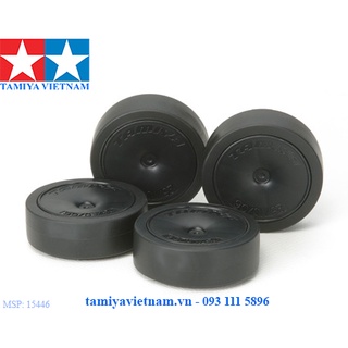 [TAMIYA] 15446 Phụ Kiện mô hình xe đua lắp ráp Mini 4WD LARGE DIA. LOW-PROFILE TIRE & WHEEL SET)